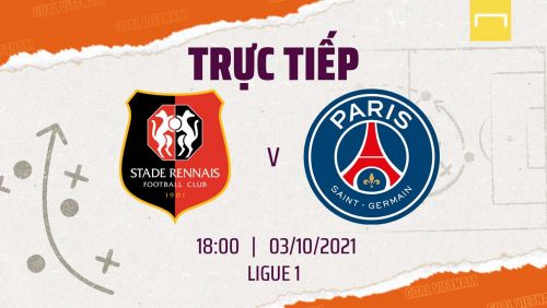 Link xem trực tiếp Rennes vs PSG 18h00 Bóng đá hôm nay ngày 3/10/2021, vòng 9 Vô địch Pháp Ligue 1